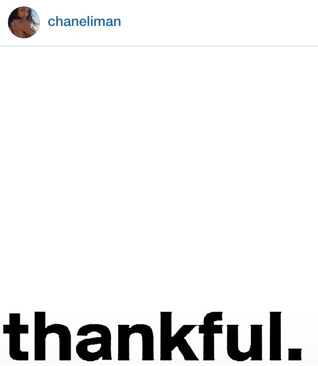 Chanel Iman - Thankful