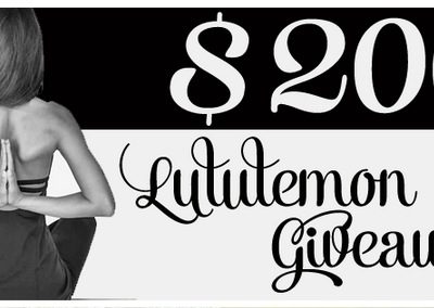 $200 Lululemon Giveaway