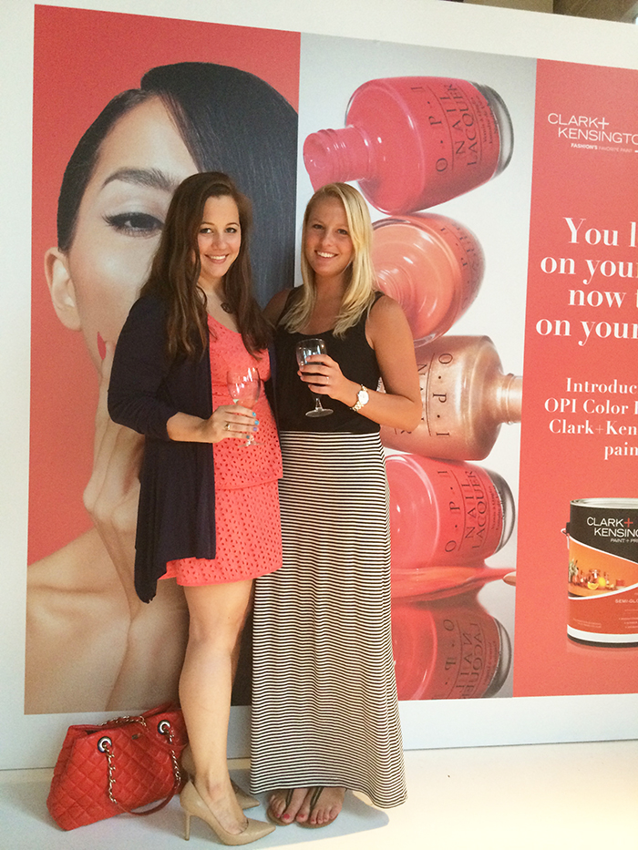 OPI Color Palette by Clark+Kensington Launch Event - Kelly and Sam