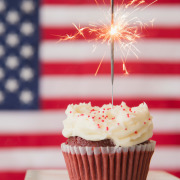 Fourth of July - Cupcake Sparkler