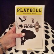 New York City Tourist Weekend - The Book of Mormon Playbill
