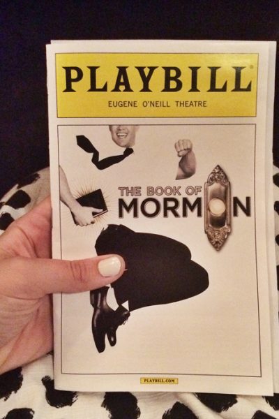 New York City Tourist Weekend - The Book of Mormon Playbill