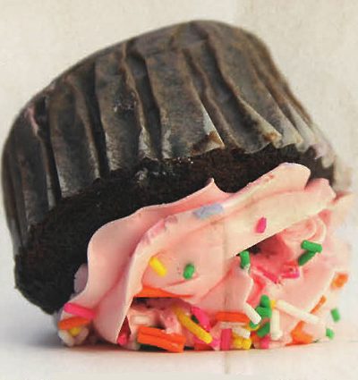Smashed Upside Down Cupcake