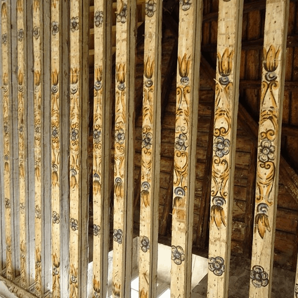Chateau de Gudanes - A Painted Ceiling
