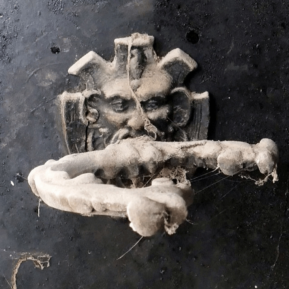 Chateau de Gudanes - Newly discovered detail inside a fireplace
