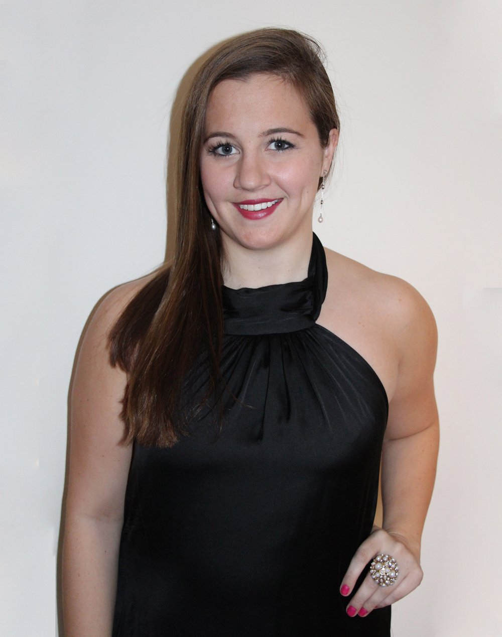 Black Silk Dress - Super Skinny Backless and Demi Bra from Almost Skin