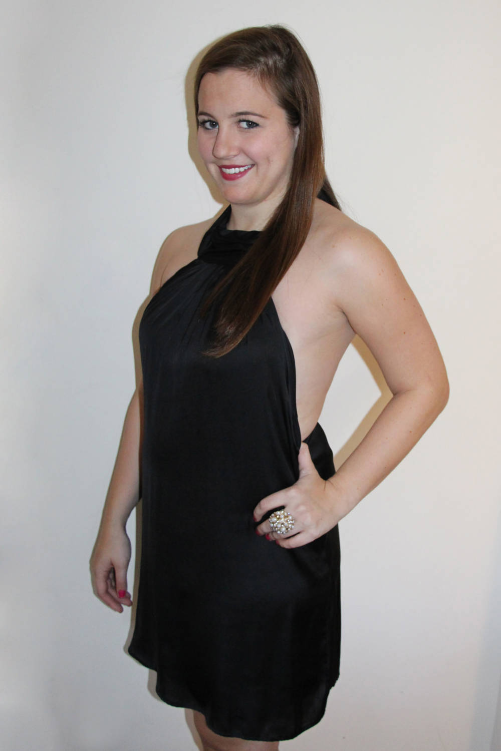 Favorite Holiday Dress - Black Strapless Bra