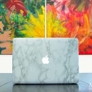 Laptop Decal - Marble MacBook Decals ~ Glamorous Faux-Marble Laptop Skins