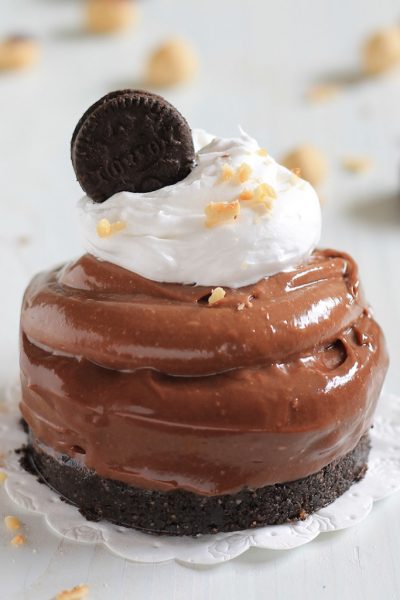 No-Bake Desserts - Oreo and Nutella Mini Cheesecakes