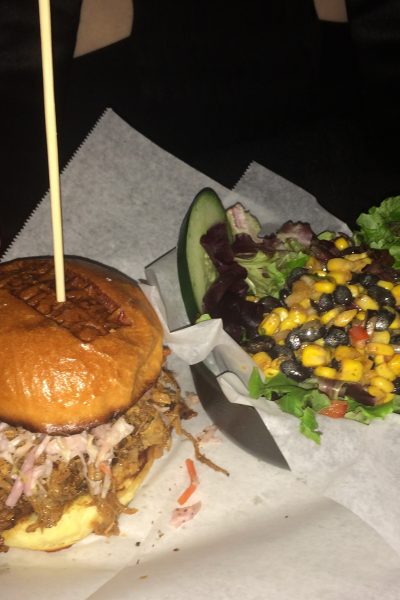 Harlem Public Pulled Pork Burger