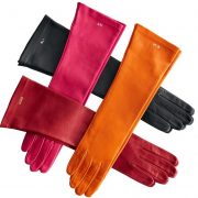 Mark and Graham - Women's Italian Leather Opera Gloves Bright-Toned