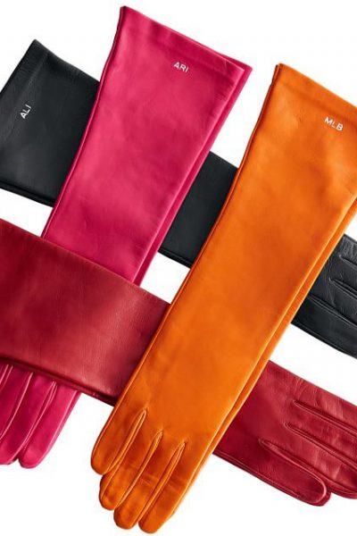 Mark and Graham - Women's Italian Leather Opera Gloves Bright-Toned