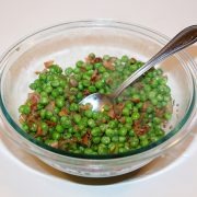 Peas and Pancetta Finished Recipe