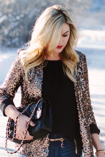 Sequin Blazer
