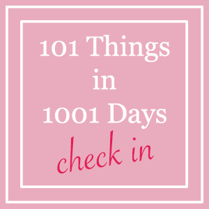 101 Things in 1001 Days Checkin