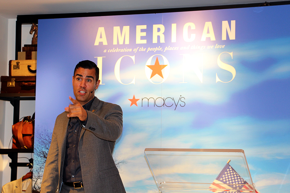 Macy’s American Icons Event with Got Your Six - New York City Cop J.W. Cortes
