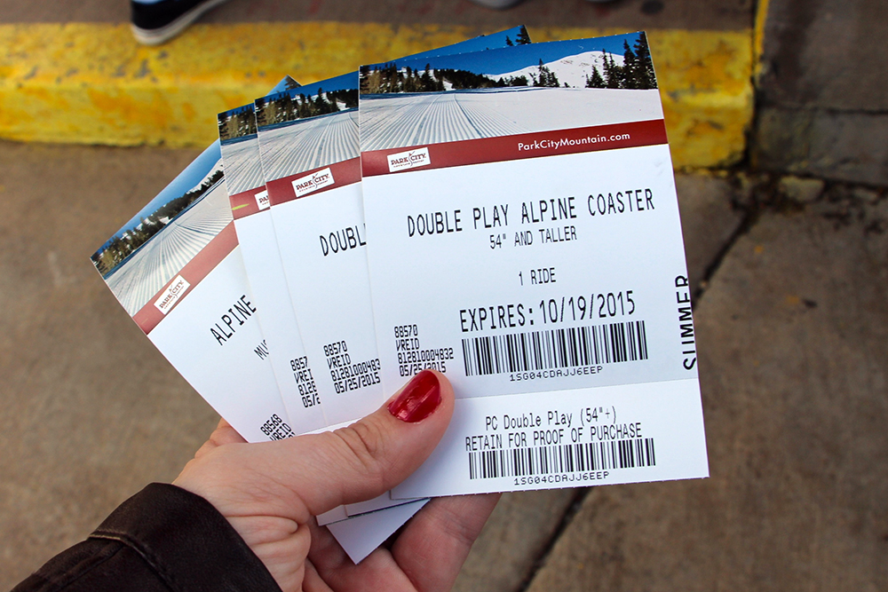 Park City Mountain Resort Alpine Coaster Tickets