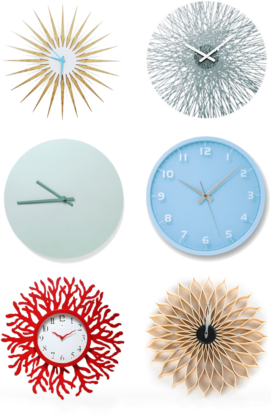 Sparkles and Shoes Wall Clocks