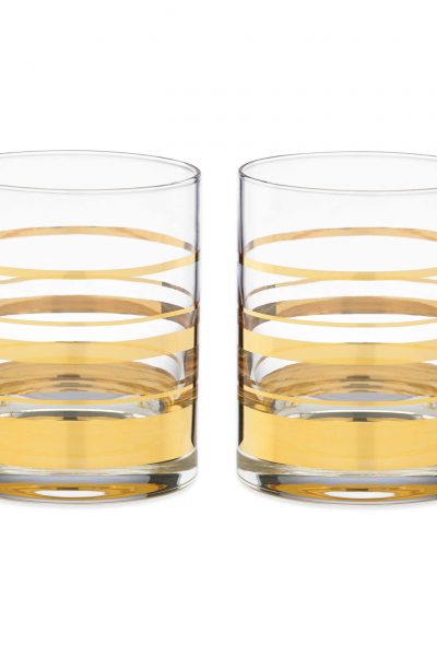 kate spade new york Hampton Street Double Old Fashioned Glass (Set of 2)
