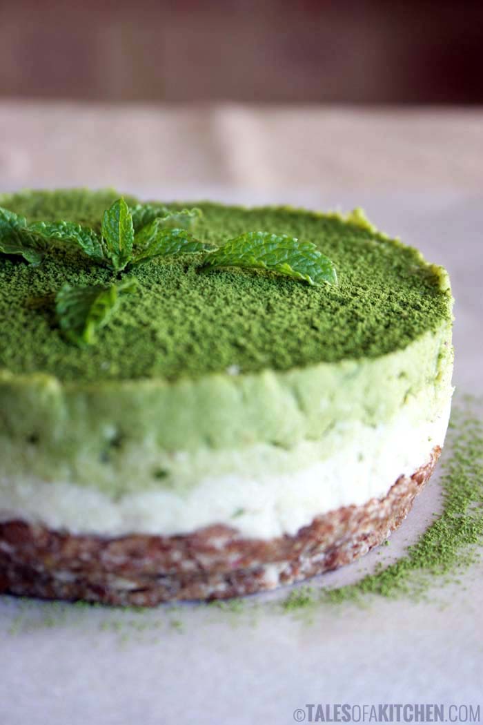 Matcha Recipes - Coconut Mint Matcha Cake