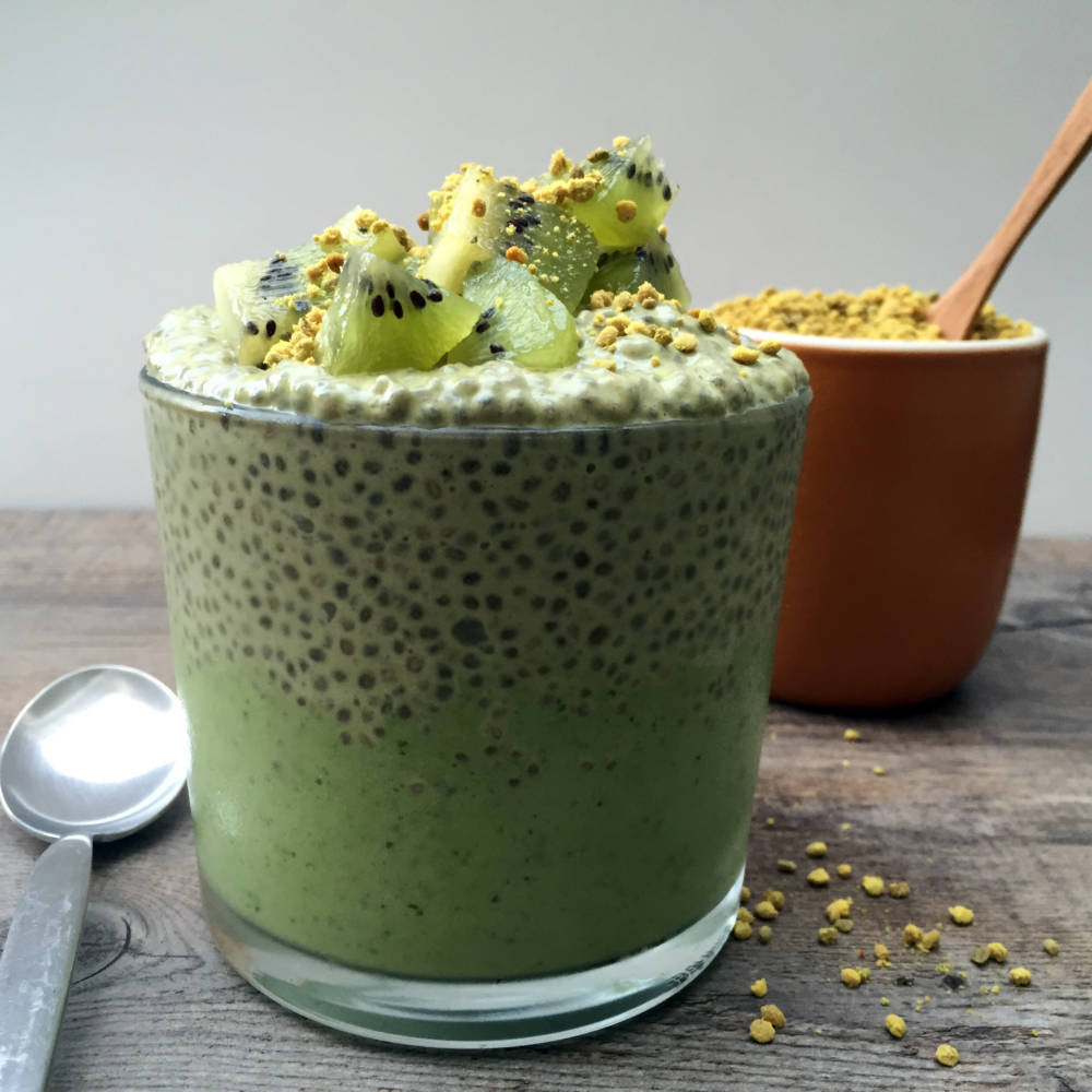 Matcha Recipes - Matcha Chia Pudding Parfait Recipe