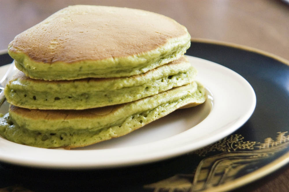 Matcha Recipes - Matcha Pancakes
