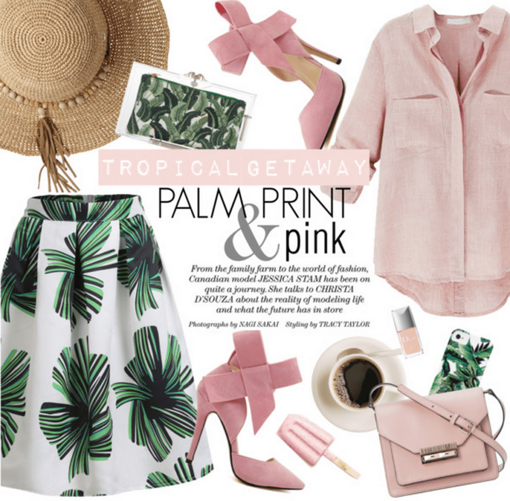 Palm Print Outfit