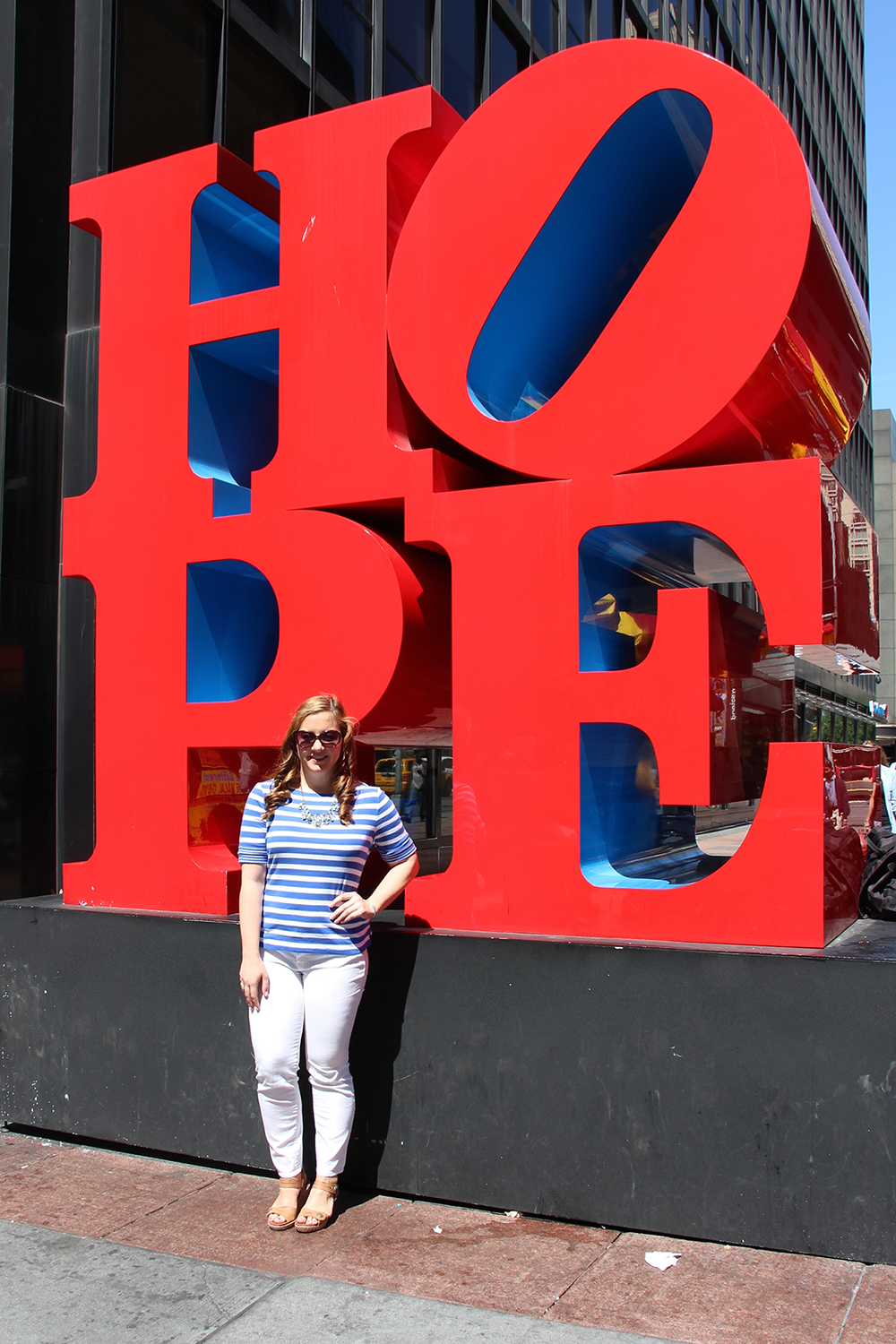 Summer Stripes HOPE Sign