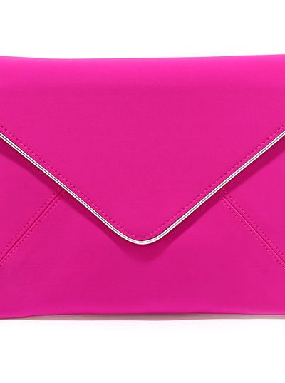 Sign Me Up Fuchsia Envelope Clutch