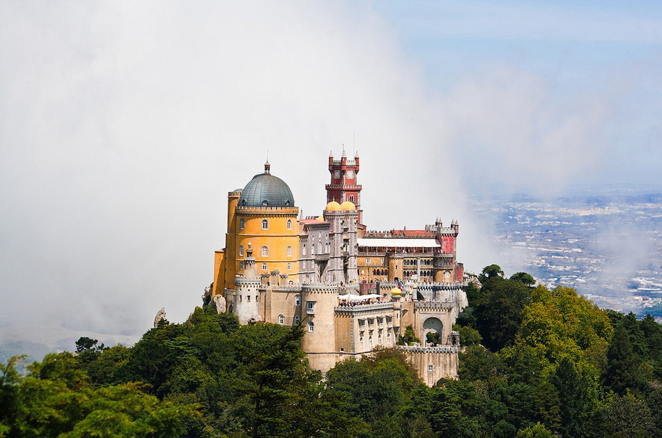 European Palaces - The Palace of Pena in Sintra Portugal
