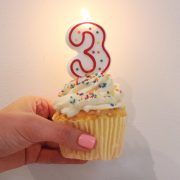 Sparkles and Shoes 3rd Birthday Cupckae