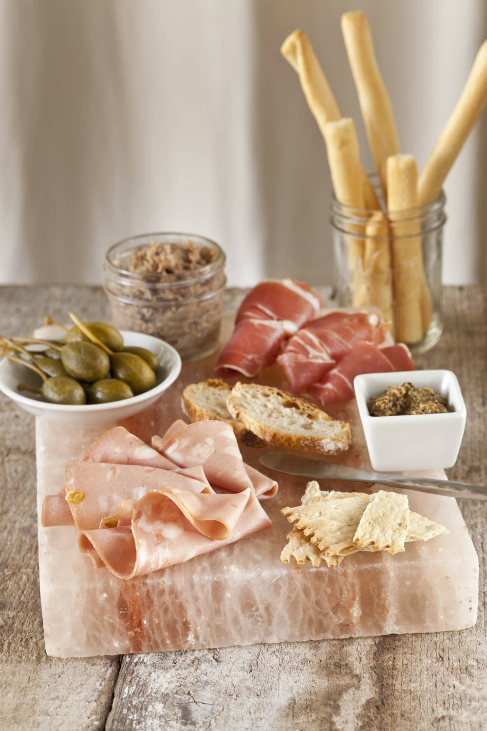 The Simple Art of Salt Block Cooking by Jessica Harlan and Kelley Sparwasser - Salt Block-charcuterie
