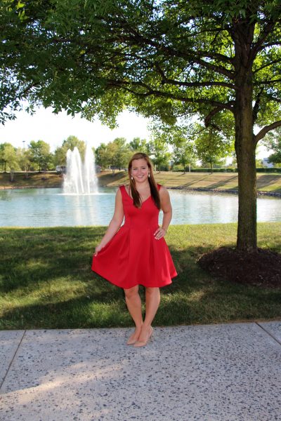 Lady in Red - Slate & Willow Red Petal Dress 4