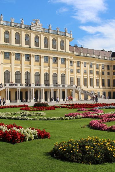 The Garden of the Schönbrunn Palace in Vienna