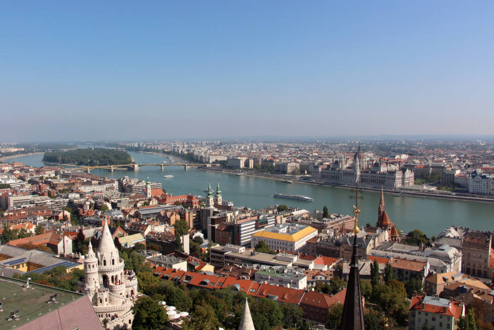 View from the Top of the Matthias Church Tower