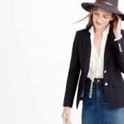 Vogue September 2015 - Rhodes Blazer in Italian Wool from J. Crew featured in Vogue