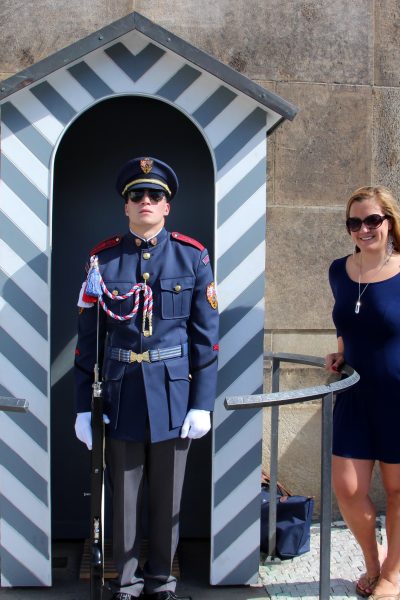 Guard Post at Prague Castle Square