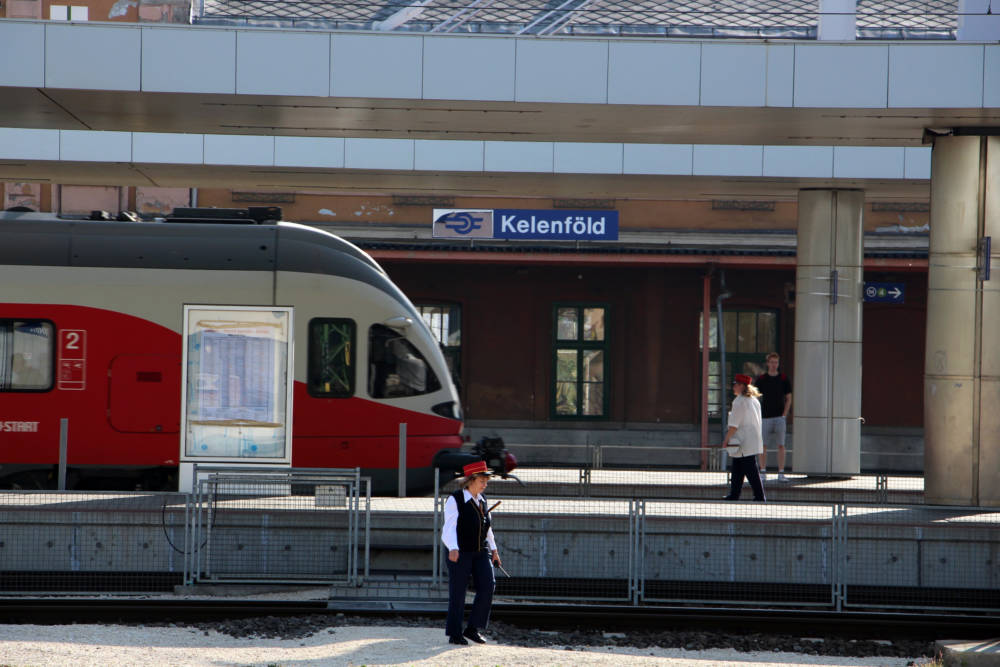 Kelenföld Train Station in Budapest Hungary