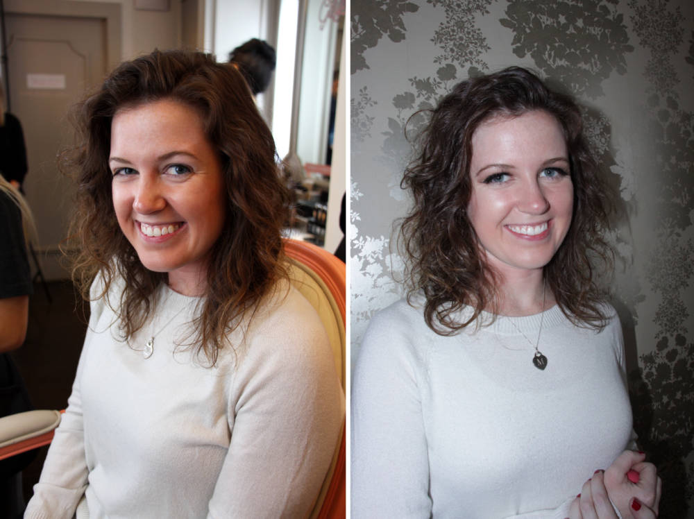 Blushington Makeup and Beauty Lounge Before and After