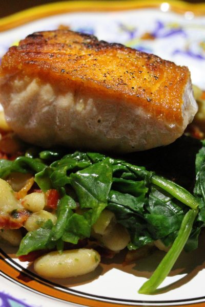 Dominique Bistro Grand Opening Salmon