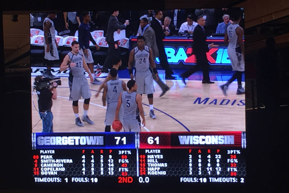 Georgetown Basketball at Madison Square Garden 09