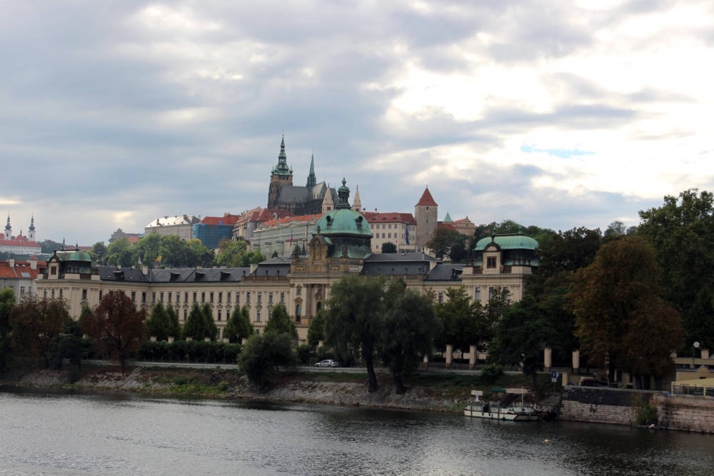 Prague Castle from Čechův Most