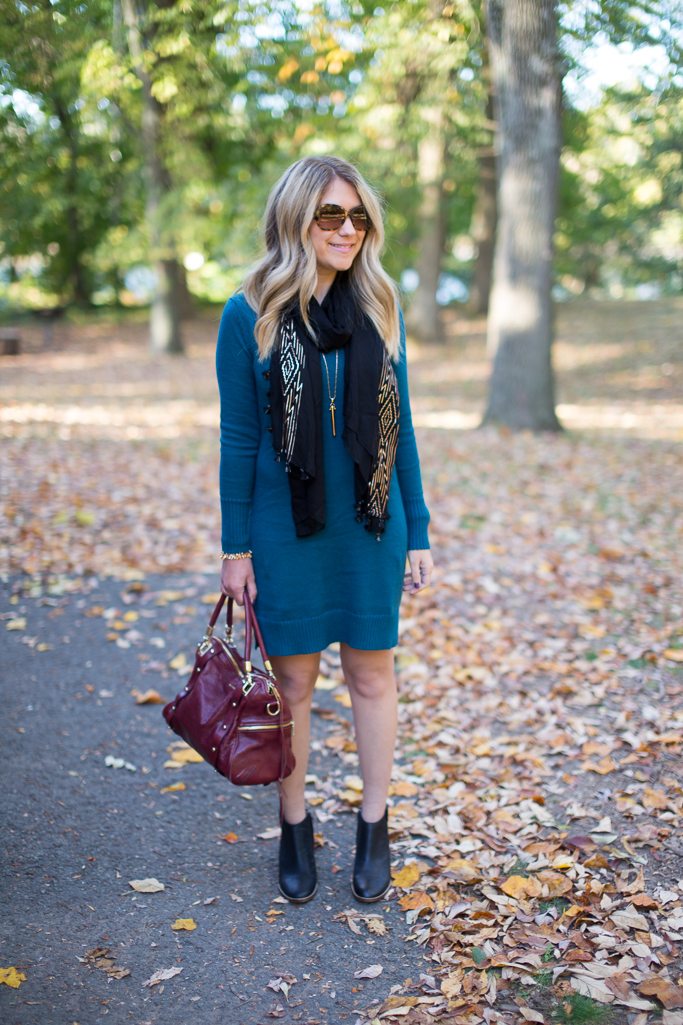Tara Mix and Match Fashion Sweater Dress
