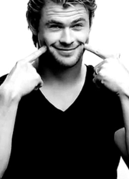 Chris Hemsworth Smiling