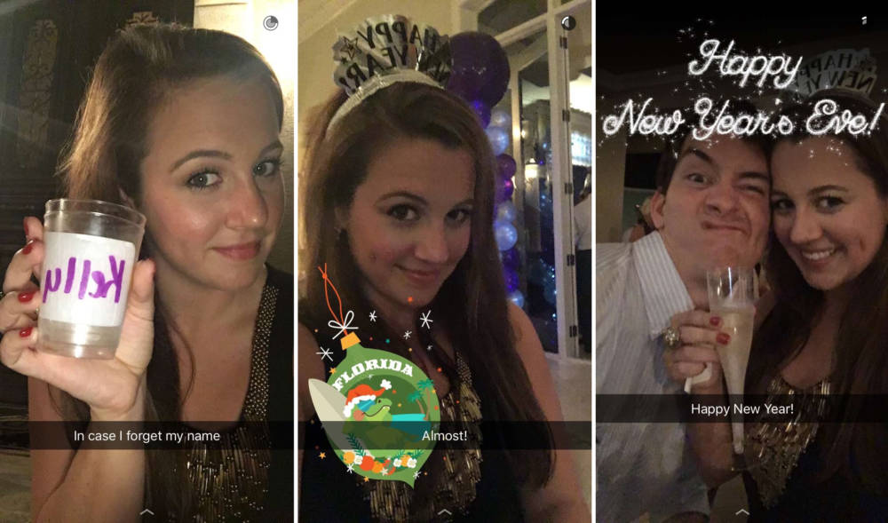 New Years Eve Snapchats