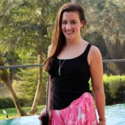 Vince Camuto Pink Palm Print Pants Square