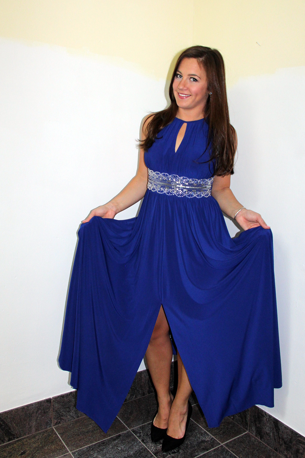 Emerald Tie Gala Gown 05