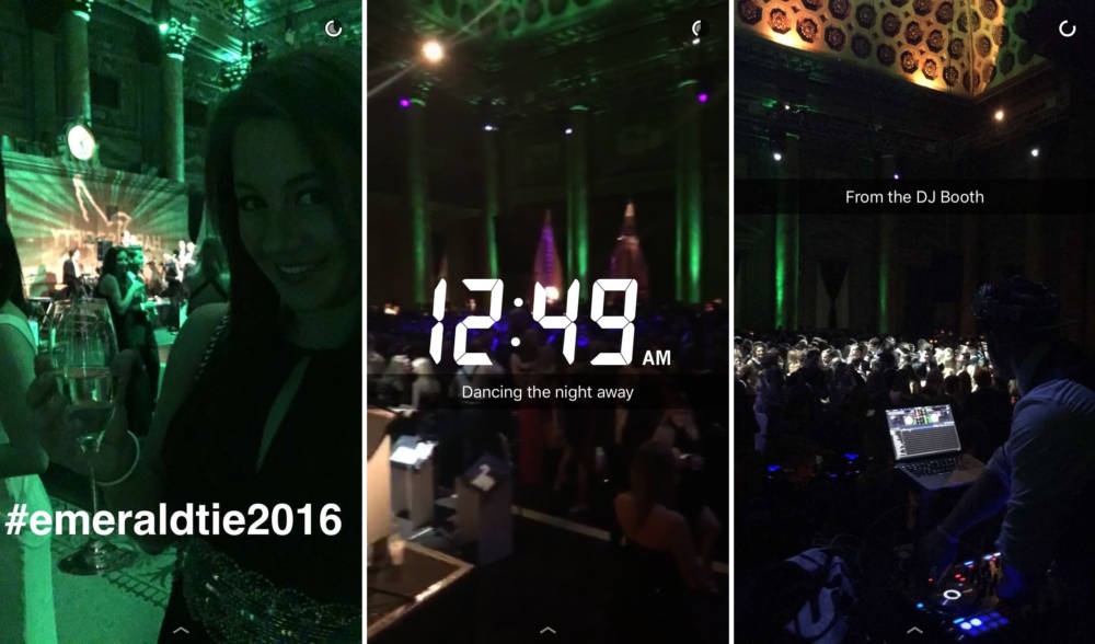 Emerald Tie Snapchat