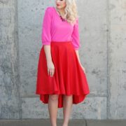 Jalynn Schroeder of the Red Closet Diary - Mixing Pink and Red