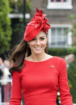 Catherine, Duchess of Cambridge, arrives